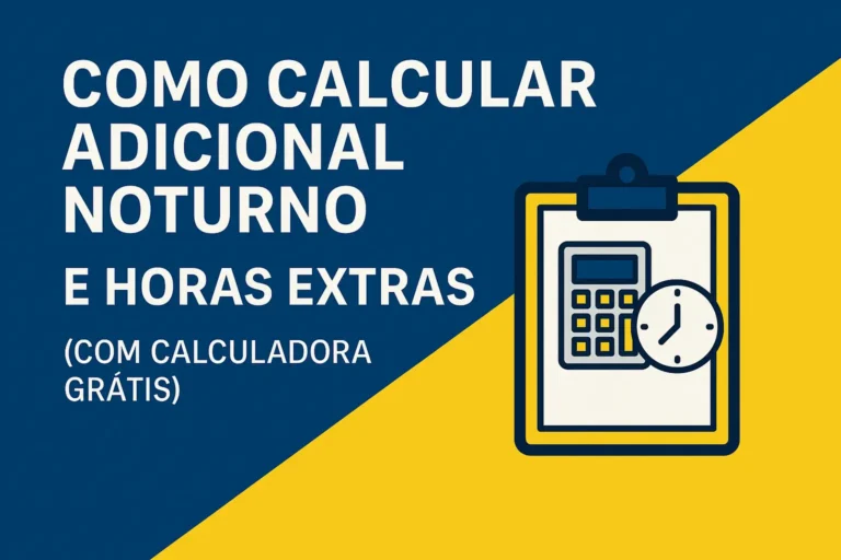 Como Calcular Adicional Noturno e horas extras (com calculadora grátis)